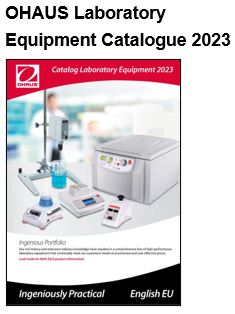 OHAUS laboratory equipment catalogue 2023